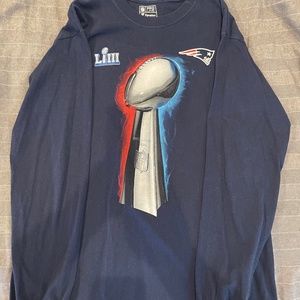 Patriots Super Bowl long sleeve tee men’s medium